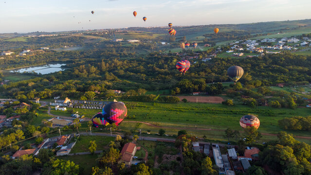 A imagem mostra a cidade de Boituva